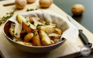 Smażone ziemniaki z szalotką i tymiankiem